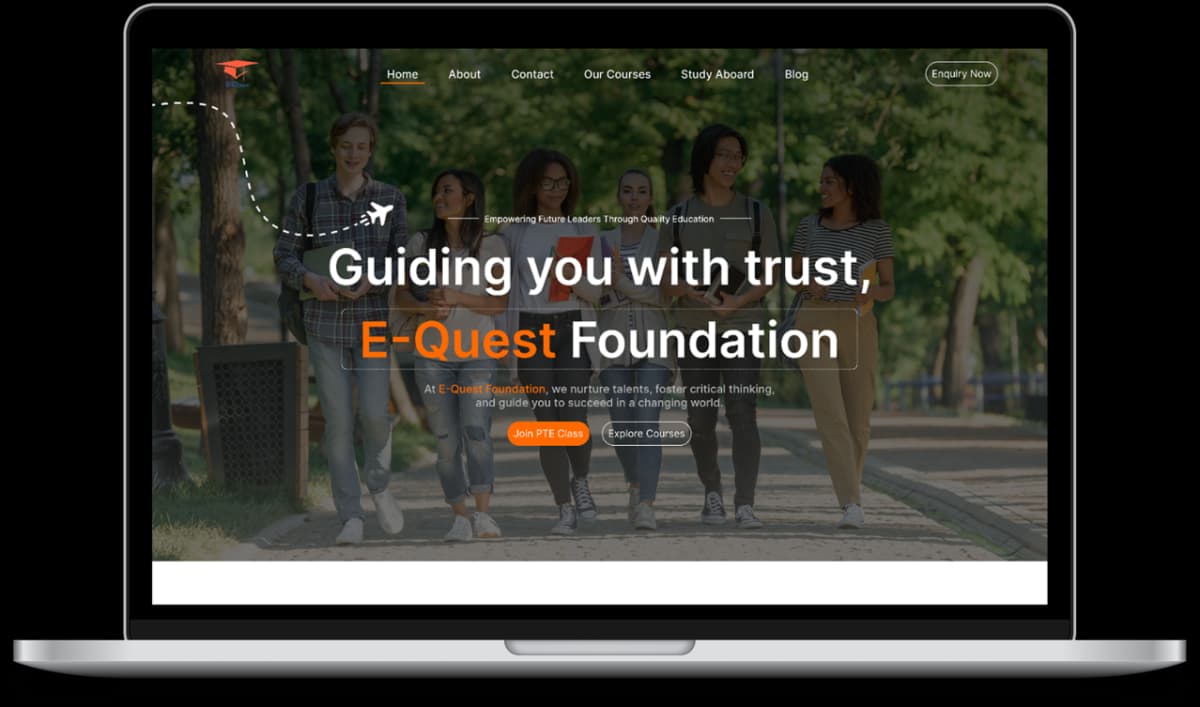 EQuest Foundation screenshot