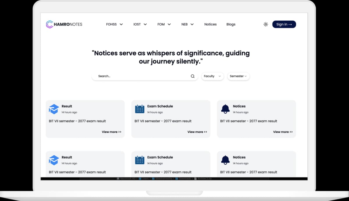 HamroNotes screenshot