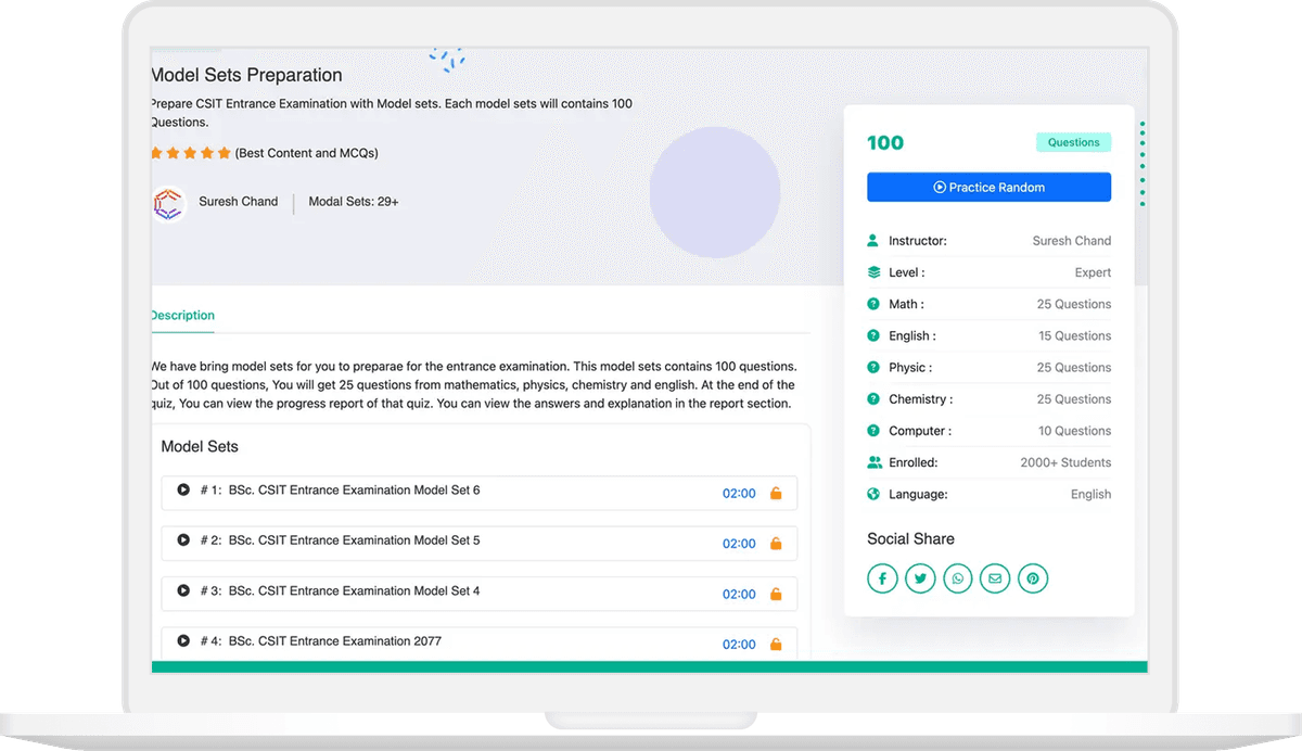 HamroCSIT screenshot